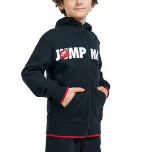 NWT Jordan Boys' Full-Zip Hoodie Jumpman Black